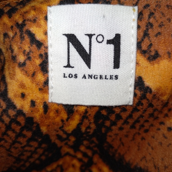 No1 Los Angeles Snakeskin Short Romper - Picture 5 of 8